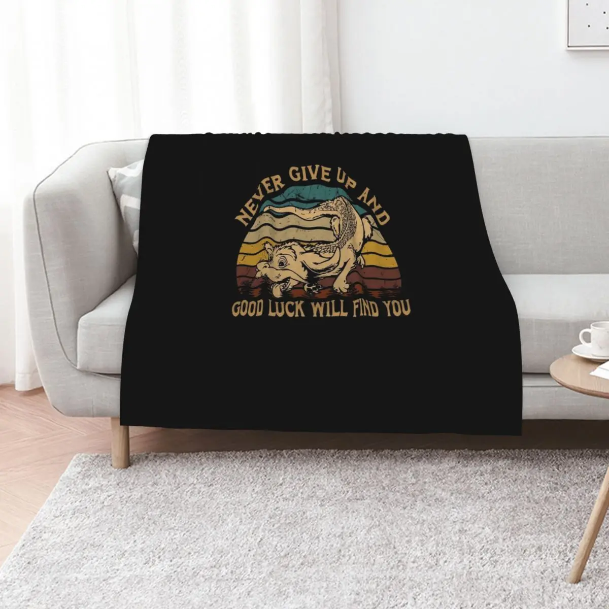 Funny Gift For Graphic Neverending Arts Story Films Never Give Up Gifts For Fan Throw Blanket halloween Beautifuls Blankets