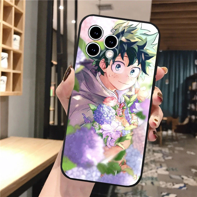 Deku Izuku Midoriya Anime My Hero Academia Phone Case For iphone 17 Pro Max Air 16 15 14 13 Pro Max 15 16 Pro 15Plus