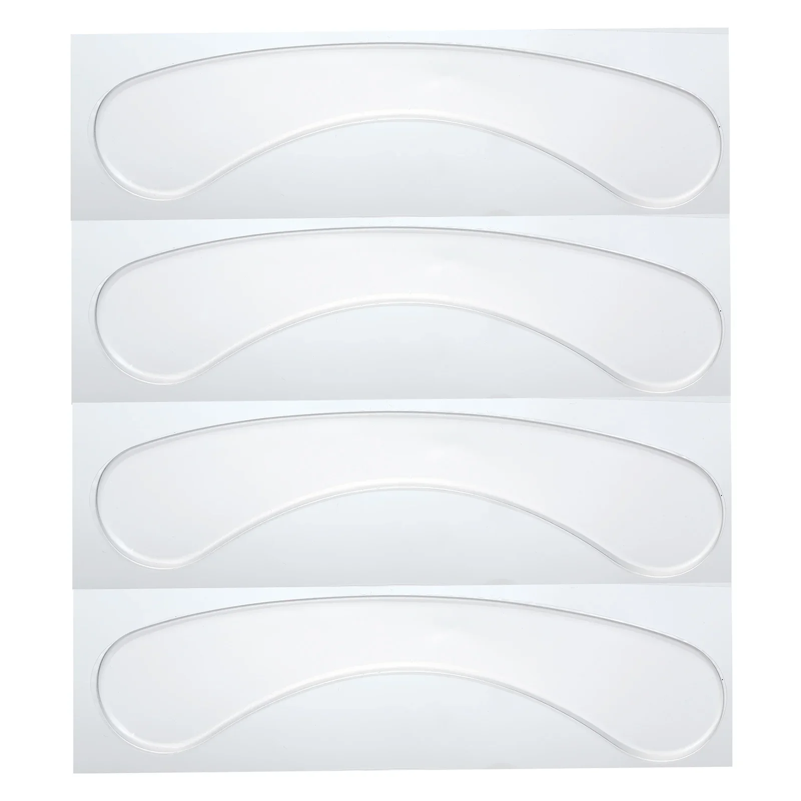 4 szt. Przeciwzmarszczkowa podkładka do ust i uśmiechu wielokrotnego użytku żel silikonowy Anti-Aging kolagenowy plaster do liftingu twarzy zapobiegaj zmarszczkom nosa