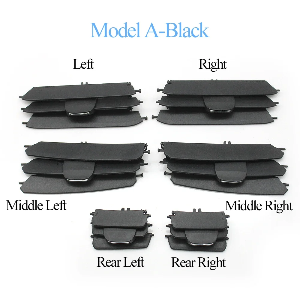 For Maserati Levante 2016-2023 LHD RHD Car Front Dashboard Left Right Middle Rear Air Conditioner AC Vent Grille Repair Kit