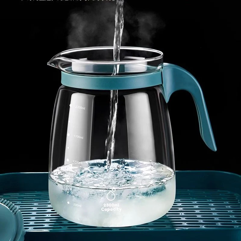 GIANXI Summer Large Capacity Refrigerator Cold Brew Tea Kettle Tea Water Separation Cold Kettle Glass High Temperature Juice Pot