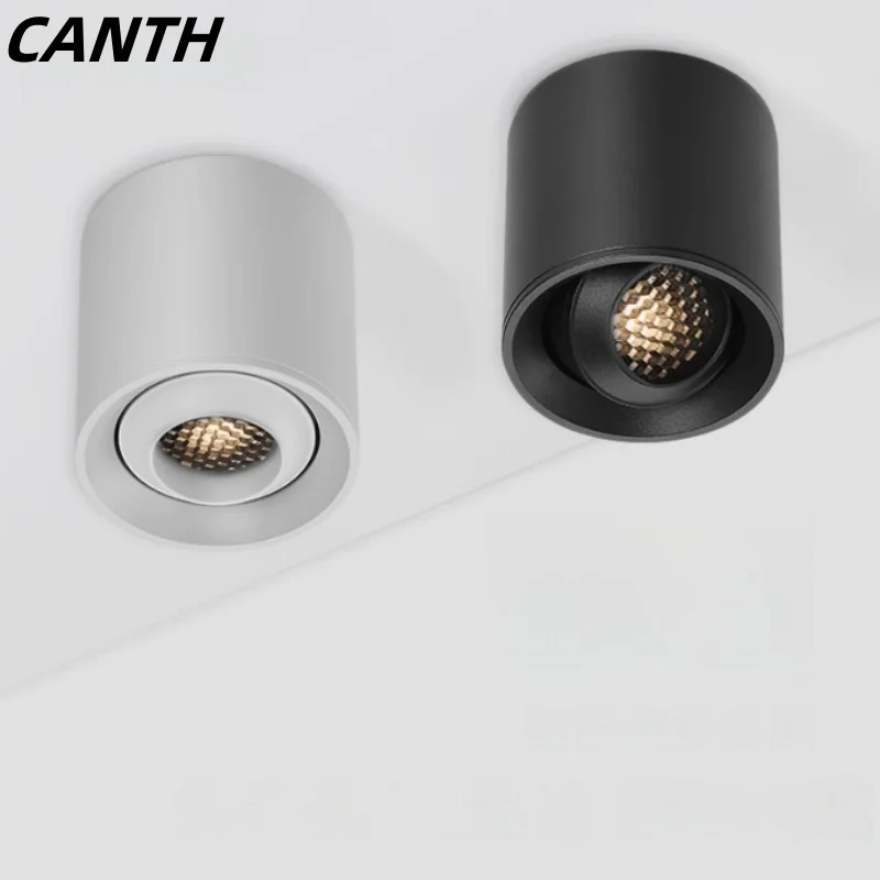 

CANTH bright installation adjustable Angle downlight high display led spotlights living room background wall spotlights