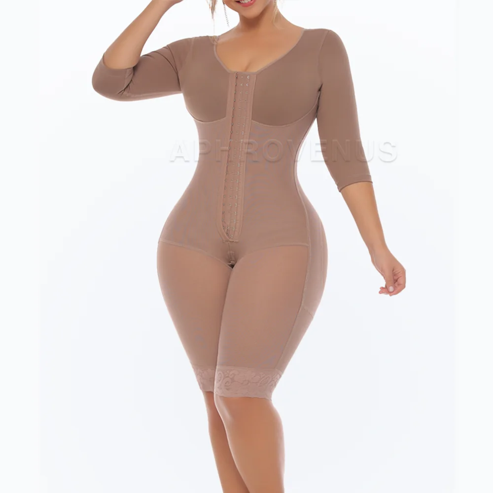 Fajas Colombianas High Compression Front Hooks Body Shaper Tummy Control Shapewear Butt Lifter Post-Surgical Use Underwear