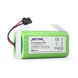 14.4V 2600/3000/3500mAh akumulator litowo-jonowy do Conga Excellence 990 950 1090 1790 1990 Ecovacs Deebot N79 Eufy Robovac 15S 30 35C