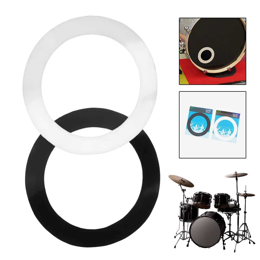 For Studio Session Anti Slip Drum Ring Drum Bottom Protector Diameter 18.5cm 7.28inch Outer Resistant To Deformation