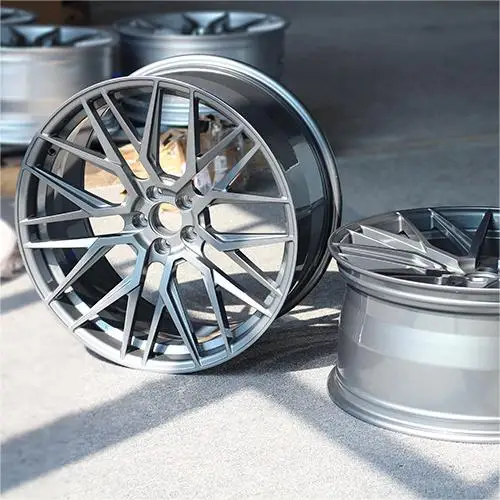 Factory price hot sale Wheels For 18 Inch 5*114.3 Matte Black Alloy Aluminum Wheel Rims Multi Spoke Design cars rims wheel