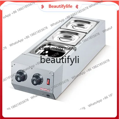 Z189 Chocolate Melting Pot Commercial Double Cylinder Melting Furnace Electric Heating Chocolate Melting Furnace Machine