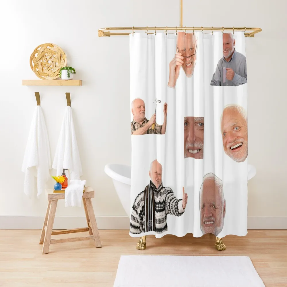 

Hide The Pain Harold Shower Curtain Luxury Bathroom Waterproof Bath And Anti-Mold Waterproof Shower Curtain