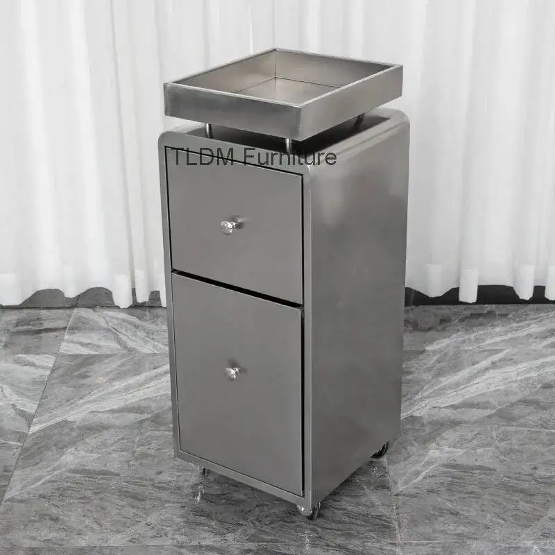 

Barber Accessories Salon Barber Shop Storage Design Beauty Trolley Multifunction Taquilla Del Salónde Peluquería Salon Furniture