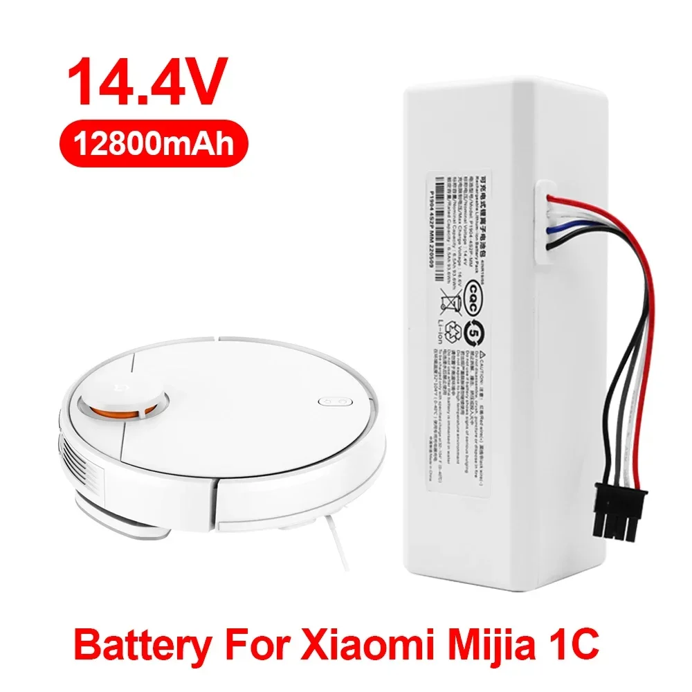 

Original 14.4V 12800mah P1904-4S1P-MM Battery For Xiaomi Mijia 1C STYTJ01ZHM Robot Vacuum Mop Cleaner Accessories battery