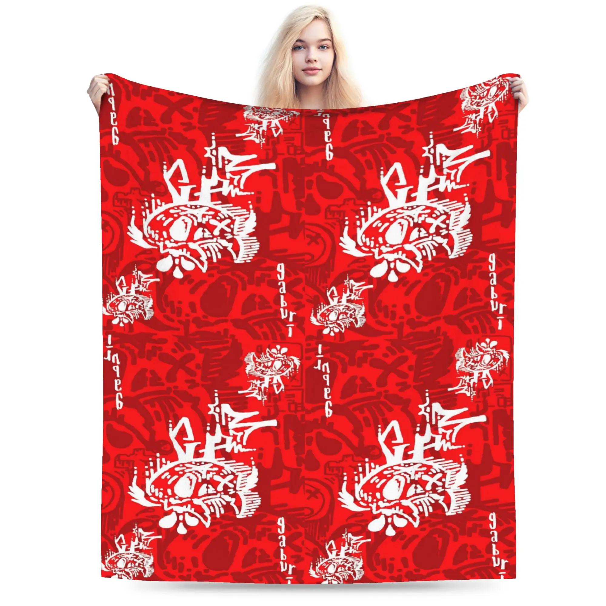 Balatro Game Card Joker Red Flannel Blanket  Soft Throw Blanket for Couch Bed Airplane Travel Fashion Bedspread Sofa Bed Cover