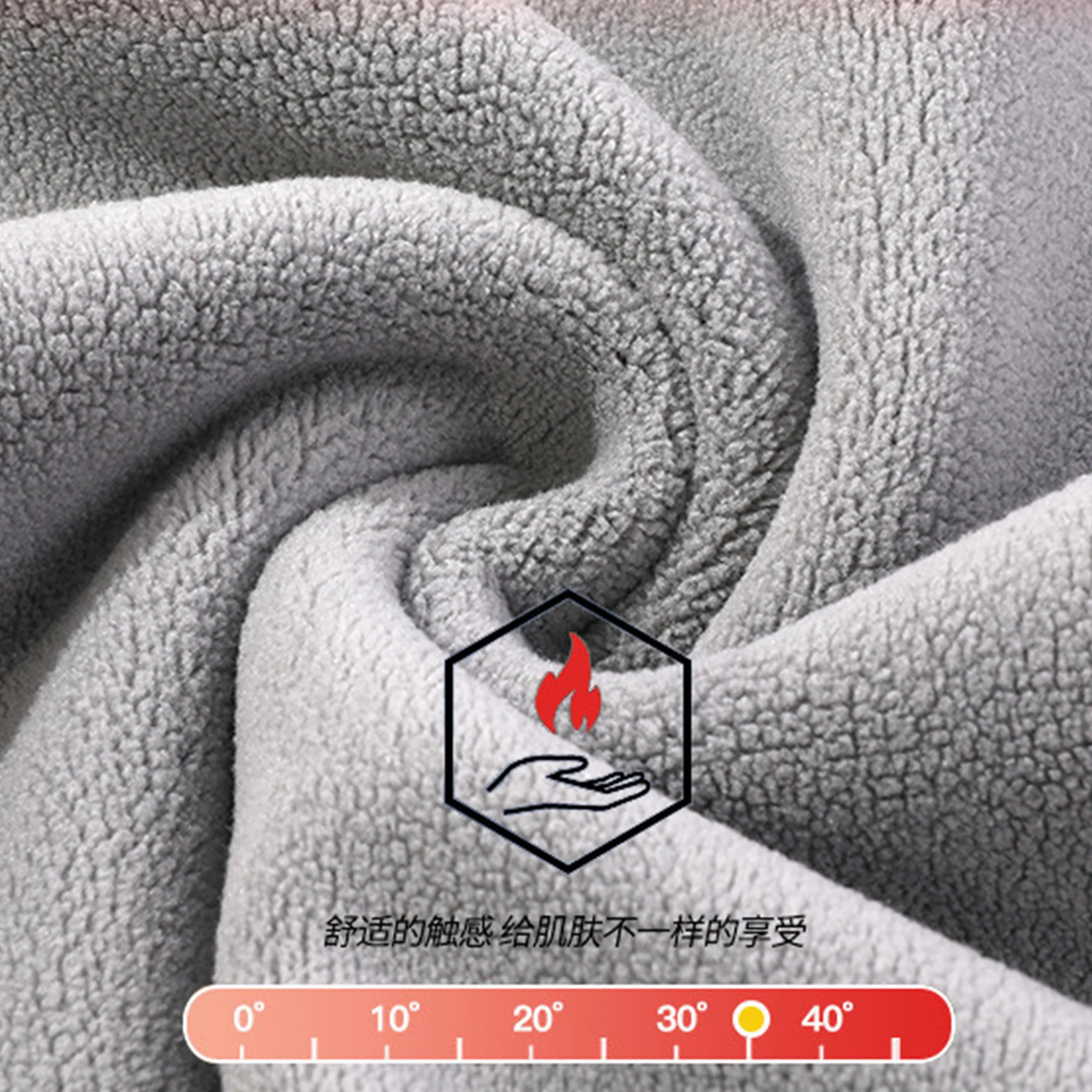 DIY pattern custom logo 480g/m² heavy cotton plus velvet sweater men's thick black round neck long sleeve polar fleece pullover