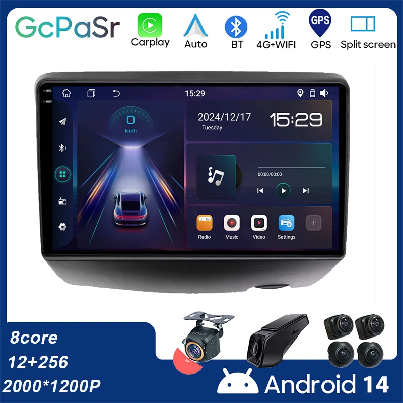 

4G For Toyota Vitz XP10 Yaris Platz Echo 1999 -2005 Car Android Auto Radio Stereo Head Unit Multimedia Player GPS Navigation DVD
