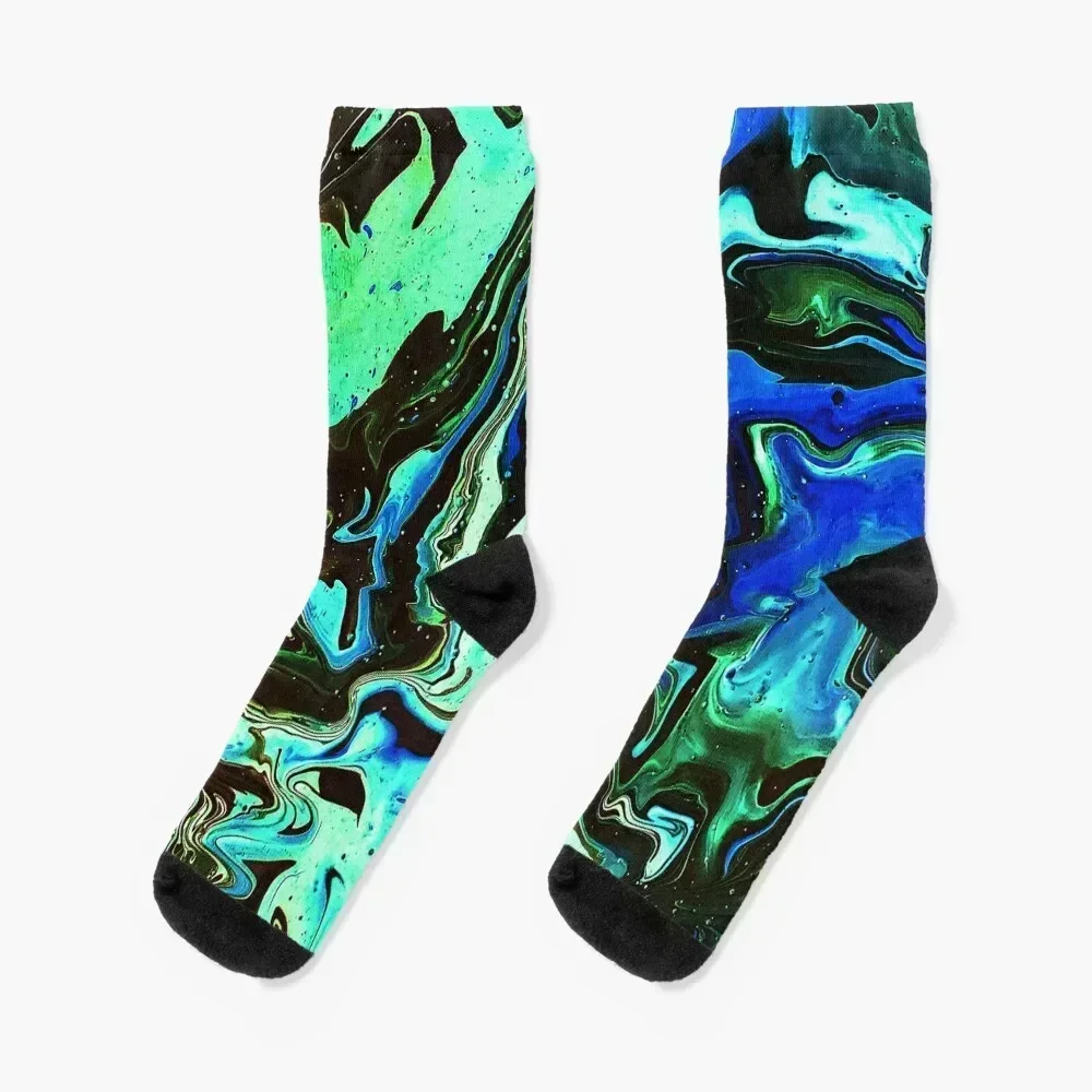 

Gas Planet - Neon 1 Socks anti slip football new year halloween golf Women Socks Men's Run hiking snow Socks Girl Men's