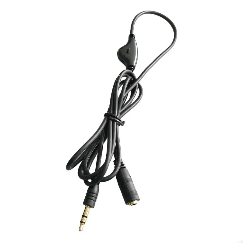  Small 26cm 3.5mm Stereo Cable with Slide Volumes Controller for Mobile Devices