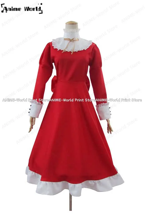 《Custom Size》Anime Axis Powers Hetalia Liechtenstein Dress Cosplay Costume Christmas Party Halloween Uniform