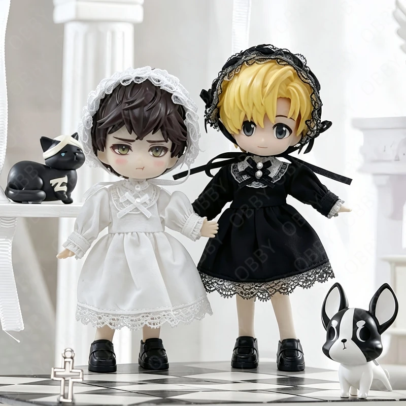 For Obitsu 11 Doll Lolita Style Princess Dress For OB11 1/12 Gsc Molly YMY Asi 2.0 Body9 P11 Doll Cloth NAGI Doll Outfit Clothes