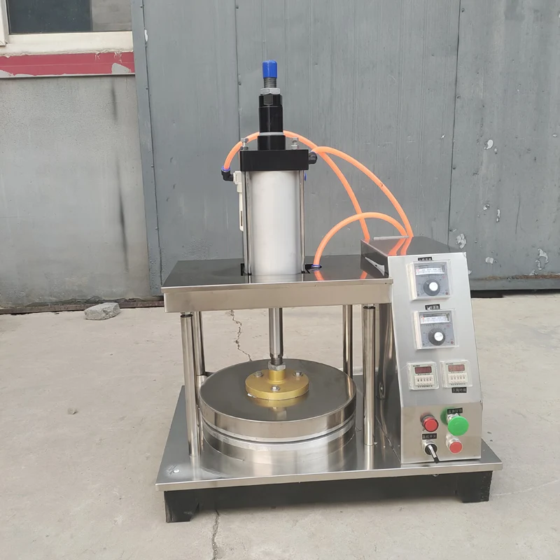 مكبس التورتيلا الكهربائي للبيع ماكينة صنع كعكة الفطائر ماكينة صنع الروتي الذكية ماكينة تشاباتي بلات