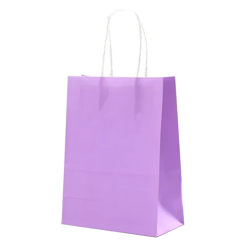 10/30 stücke Urlaub Geburtstag Hochzeit Party Geschenk Taschen Kraft Papier Geschenk Taschen Bunte Papier Taschen Einkaufstaschen Süßigkeiten Taschen geschenk – Detail 10