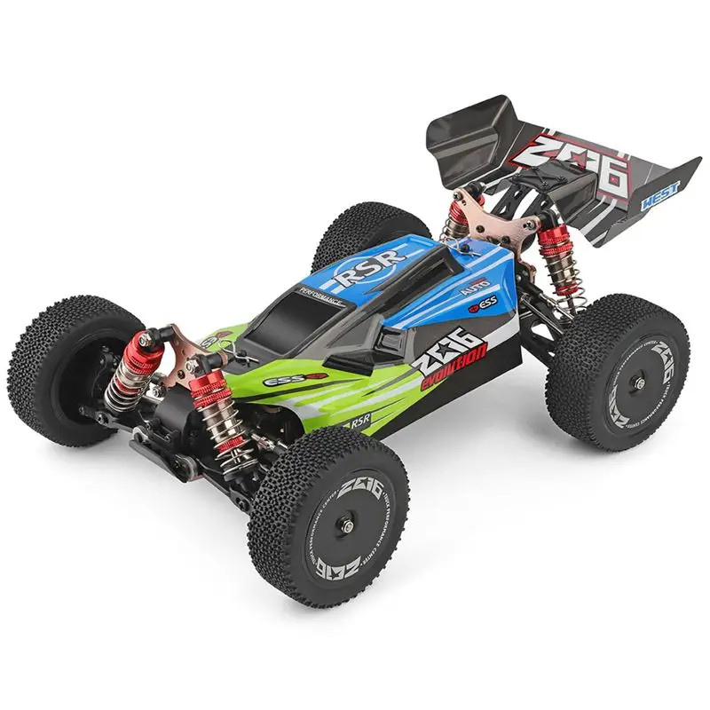 Wltoys de alta qualidade 144001   1/14 2.4G Controle Remoto Carro RC 4WD Modelos de Veículos de Corrida de Alta Velocidade 60 km/h Brinquedos de Presente para Crianças