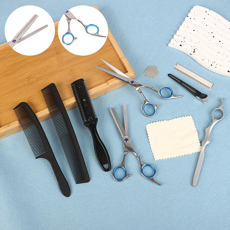 Kappersschaar 6 "Roestvrij Haar Knippen Schaar Dunner Schaar Kapsel Haar Schaar Set