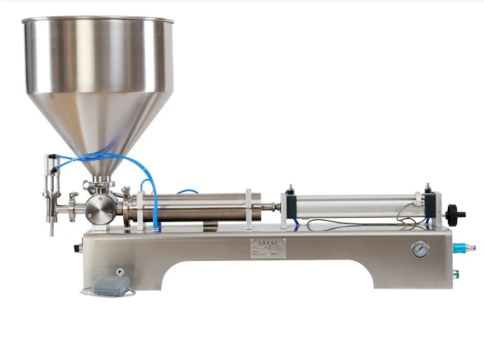 Pneumatic Single Head Liquid Shampoo Paste Filling Honey for Honey Jar Filling Machine