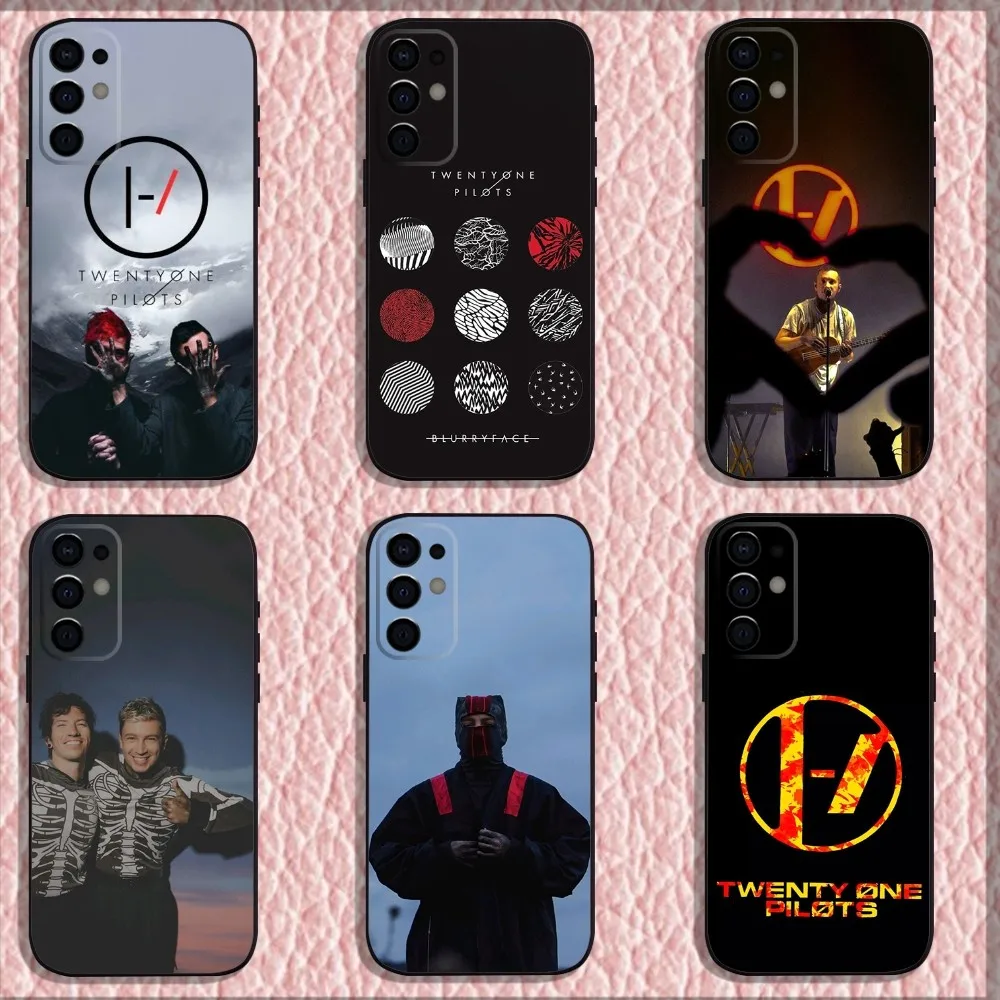 T-Twenty O-One Pilots Phone Case For Samsung S24,S21,S22,S23,S30,Ultra,S20,Plus,Fe,Lite,Note,10,9,5G Black Soft Shell