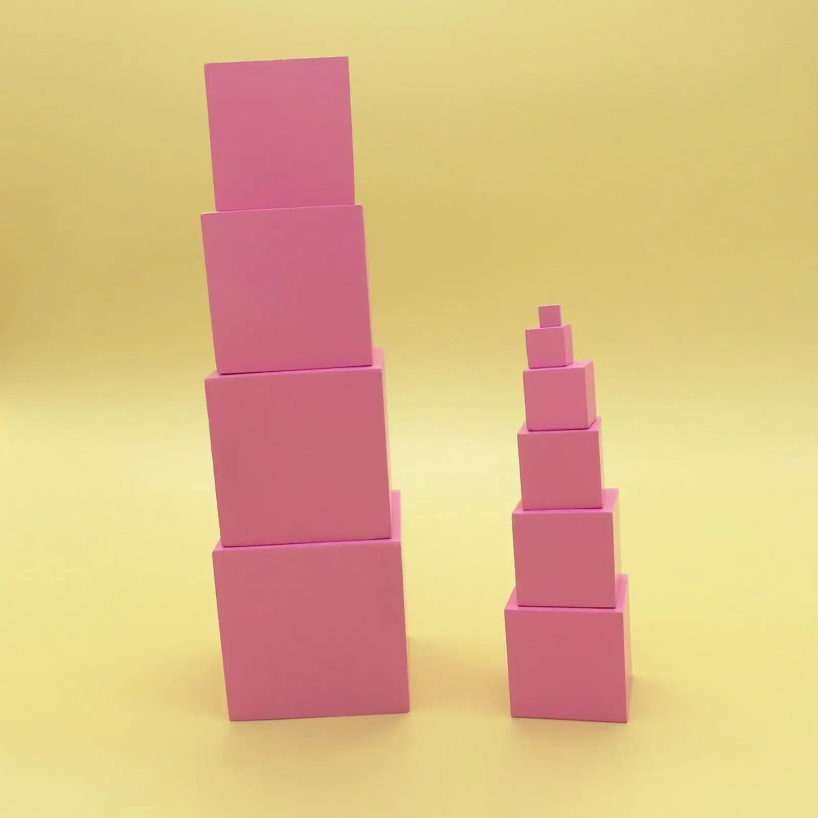 

Розовая башня Монтессори: развивающая игрушка для развития моторики, игра на сопоставление размеров, профессиональная, для детей, мальчиков, девочек, дошкольников