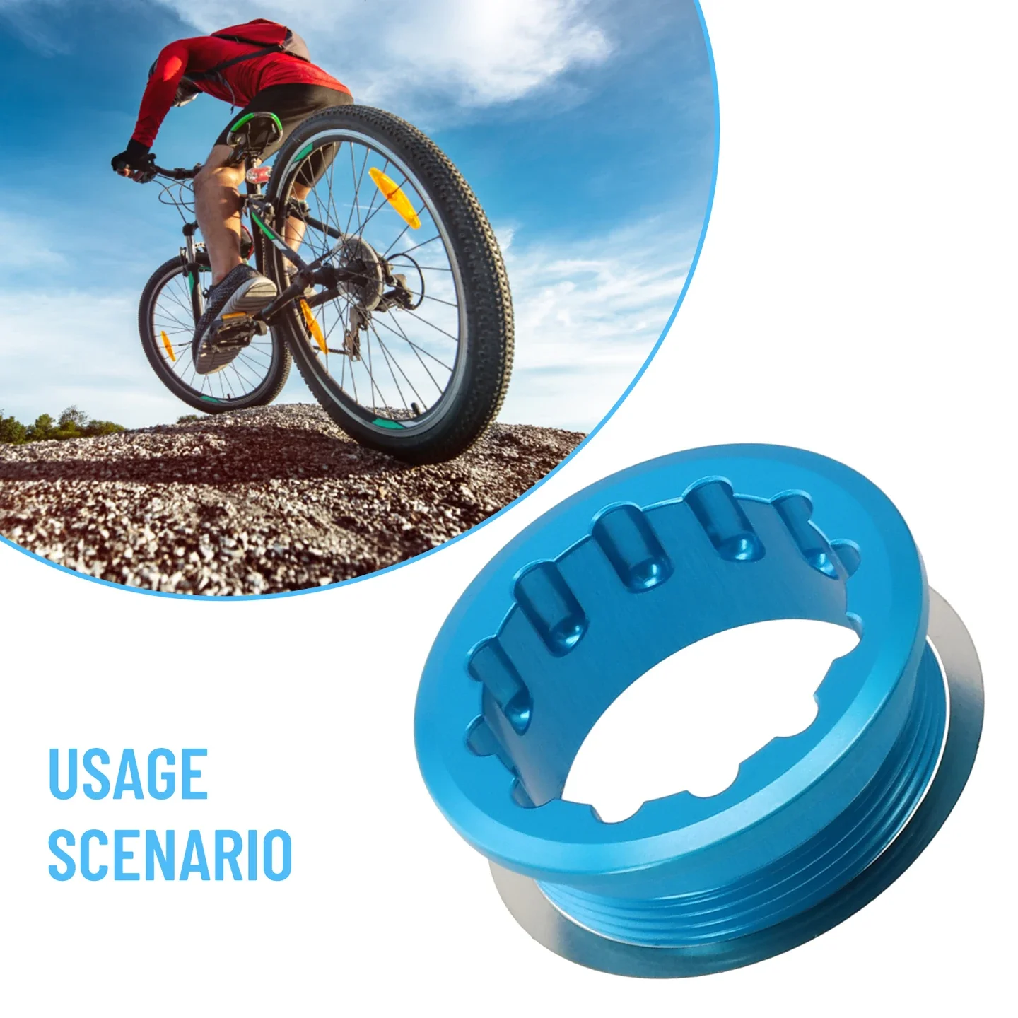 Bike Bicycle MS 12 Speed Freewheel Lock Cover Hub Body For-SHIMANO M6100 M7100 8100 Cassette Cover Lock Ring   2024   New