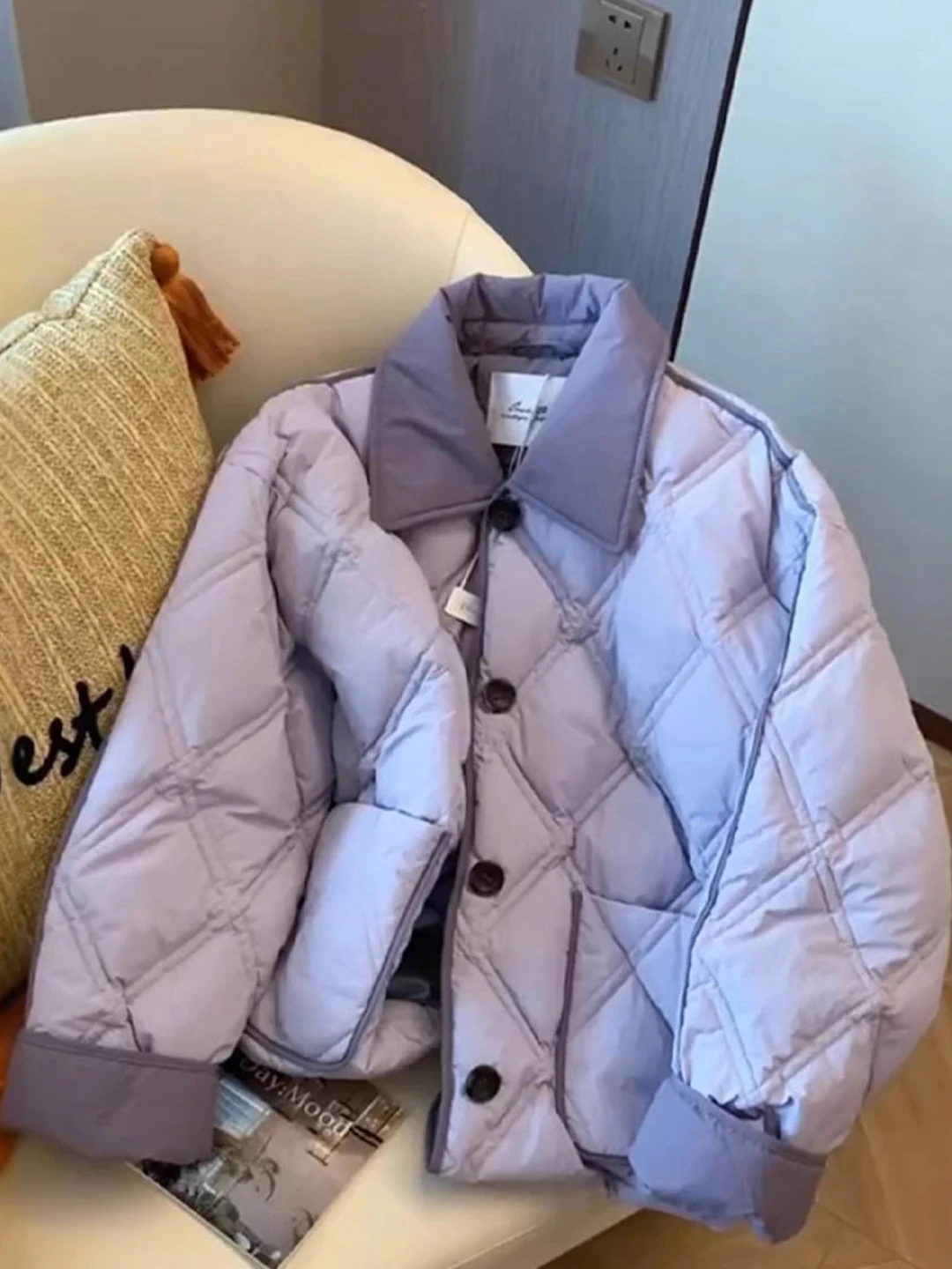 

Женская хлопковая куртка Thiened, большие размеры, корейская одежда High-End Sensation, супер красивая хлопковая одежда, художественная свободная посадка, L...