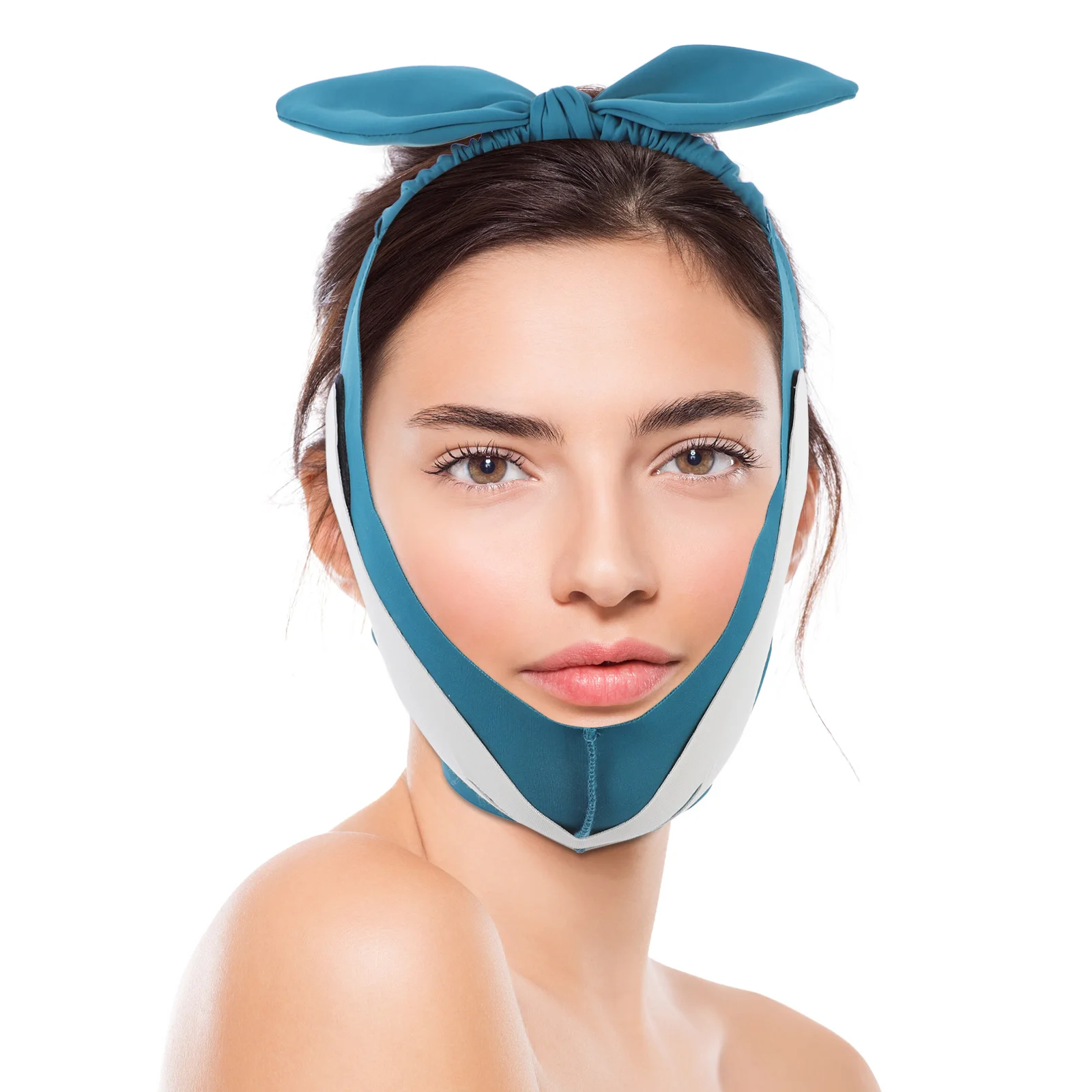 Ferninfrarot-V-förmiger Gesichtslifting-Gürtel, Doppelkinn-Reduzierer, Lifting-Maske, Gesichtsstraffungsband, Gesichtsbehandlung