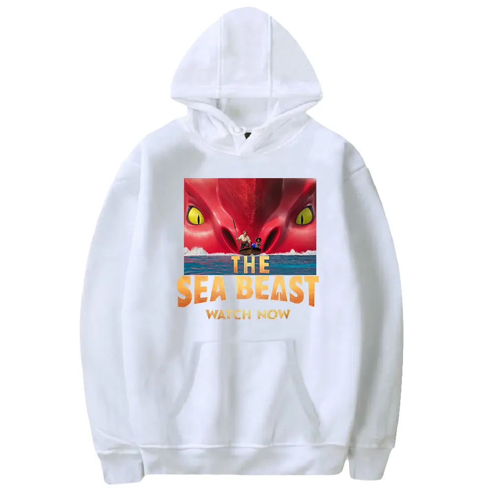 The Sea Beast Hoodie Unisex Long Sleeve Men Women Hooded Sweatshirt Harajuku Streetwear American Anime Clothes