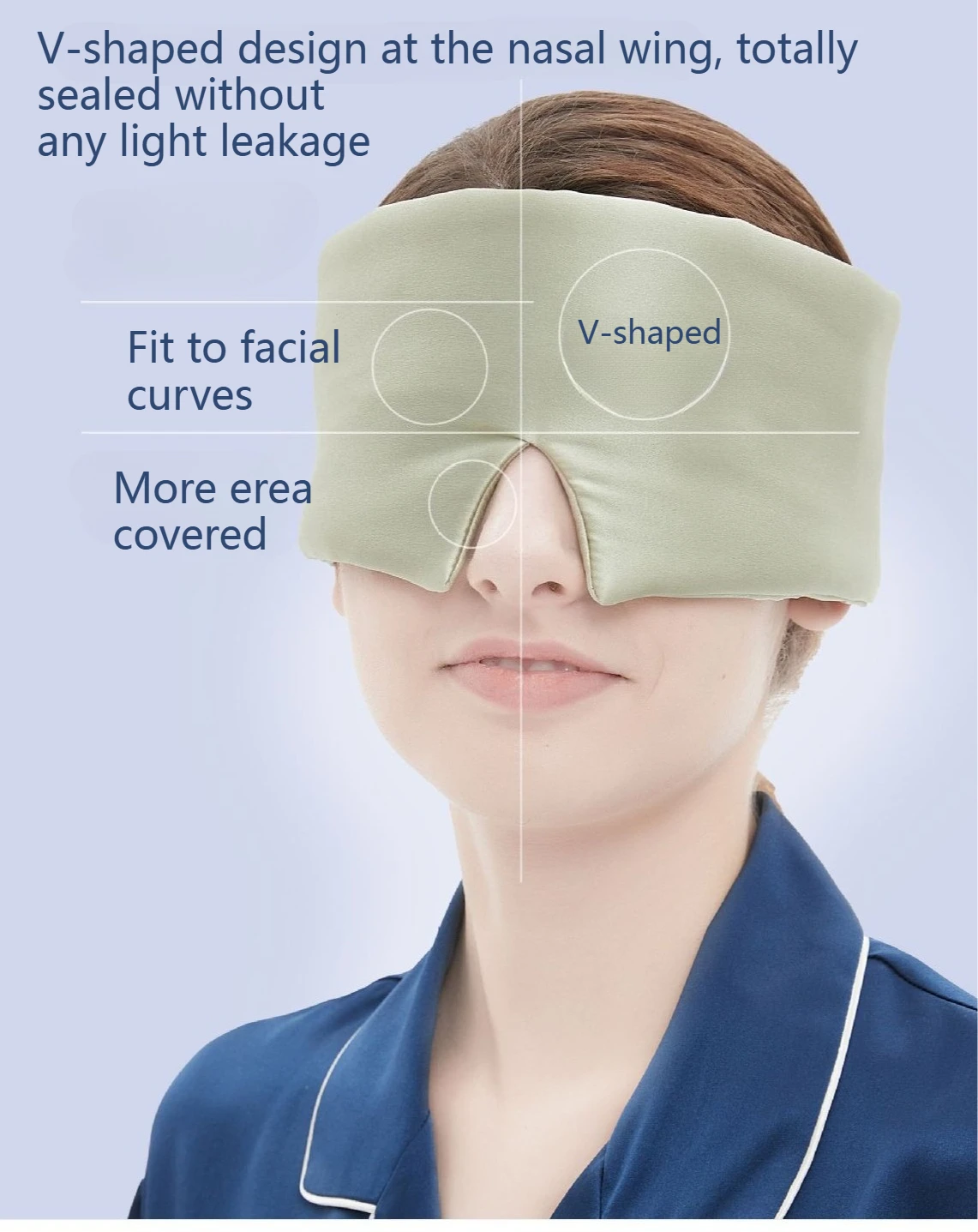 หน้ากากปิดตาไหม, ตีนตุ๊กแกไหมหม่อน, BLACKOUT ไร้แรงกดทับ, นอนหลับสบาย, หน้ากากปิดตาแบบห่อทั้งหมดสีทึบ, หลากสี