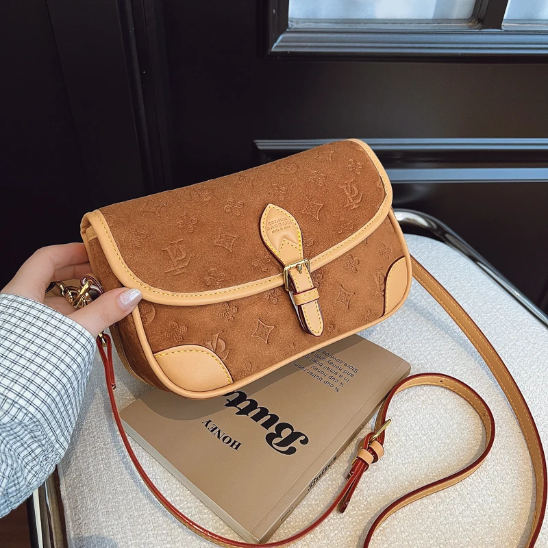 

Стильная женская кожаная сумка через плечо, женская сумка через плечо, популярная классическая элегантная известная дизайнерская сумка