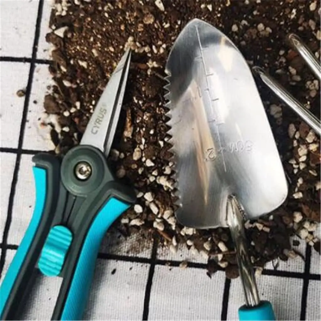 3 Piece Gardening Tool Set Cultivation Planting Cultivator Shovel Small Potting Tools