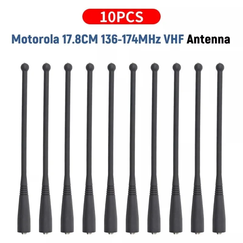 

10PCS VHF 136-174MHz Antenna for Motorola HT1000 JT1000 GP900 MT2000 MTX8000 MTX8250 MTX838 MTX850LS XTS2500 XTS3500 LTS2000
