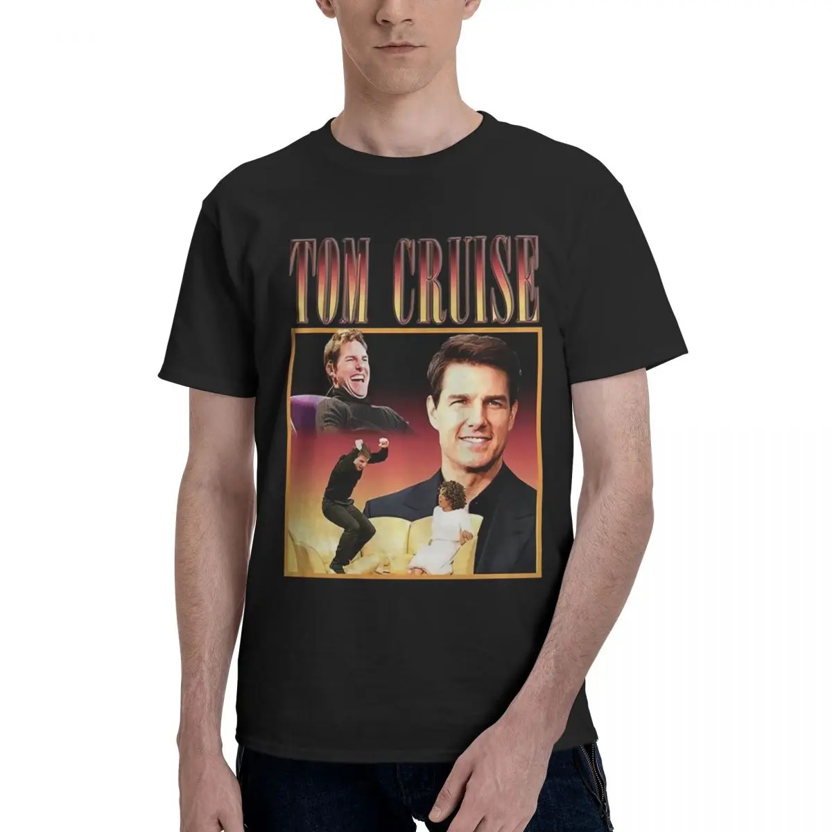 

TOM CRUISE, повседневная дышащая удобная одежда из 100% хлопка, элитная мужская одежда, забавные подарки