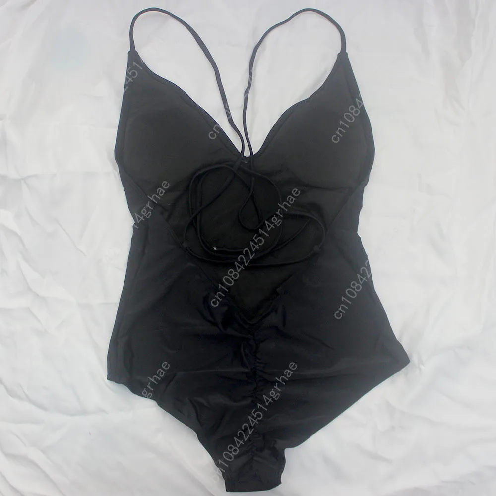 ชุดว่ายน้ำวันพีซแบบเซ็กซี่สำหรับทีมเจ้าสาวและเจ้าสาวหญิง  ชุดว่ายน้ำแบบมีฟองน้ำเสริมทรง  ชุดว่ายน้ำสำหรับผู้หญิง  ชุดว่ายน้ำแบบเปิดหลัง  ชุดว่ายน้ำโมโนกินีสำหรับใส่ไปชายหาด