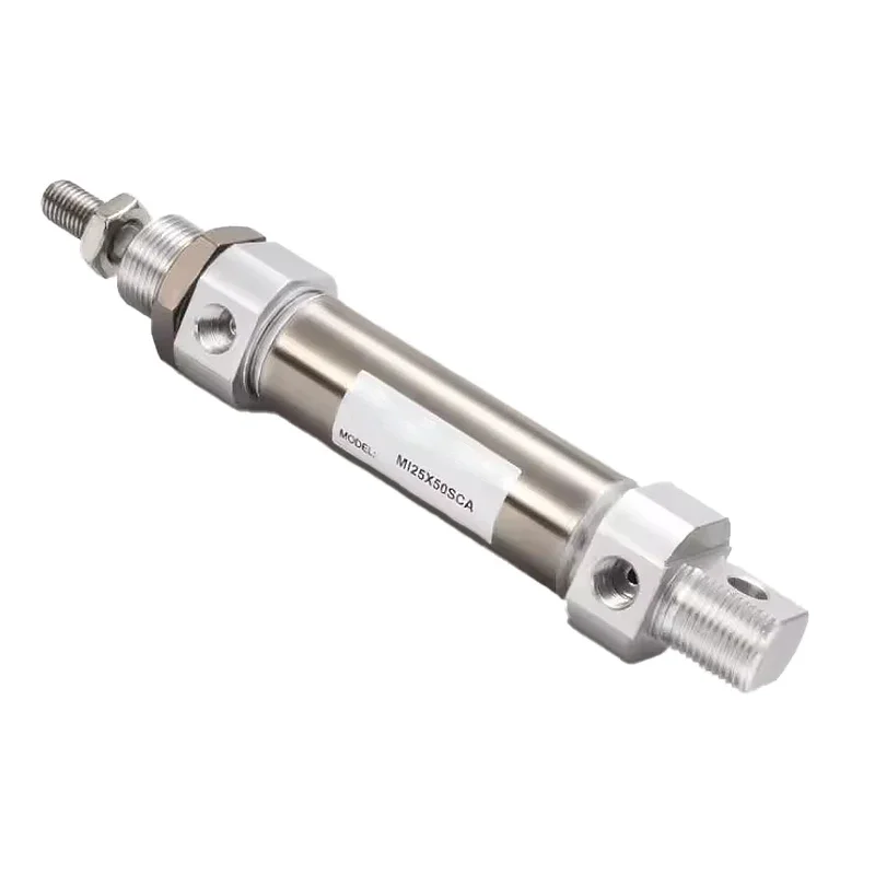 HLH Pneumatic Component MI Stainless Steel Mini Small Pneumatic Cylinders Double Acting With Magnet MI10/12/16/20/25-Stroke 5-30