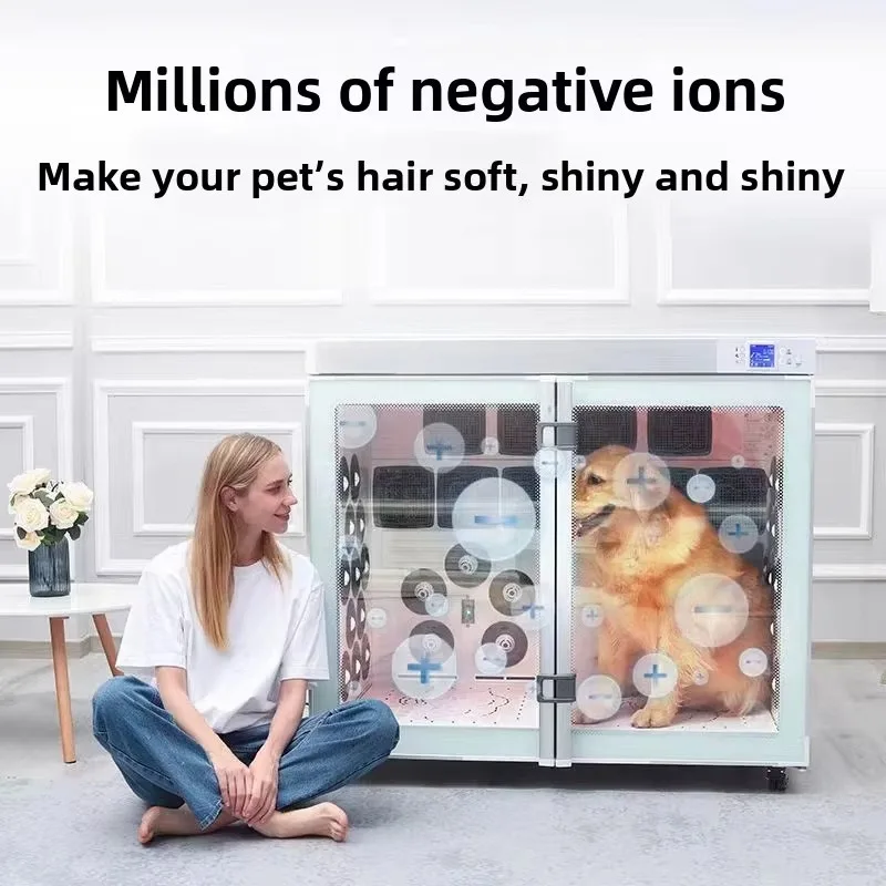 Pet Dryer Dog Bathing Care Quick-Drying Cabin Smart Silent Cat Water Blowing Dryer External Power Supply Magic Tool