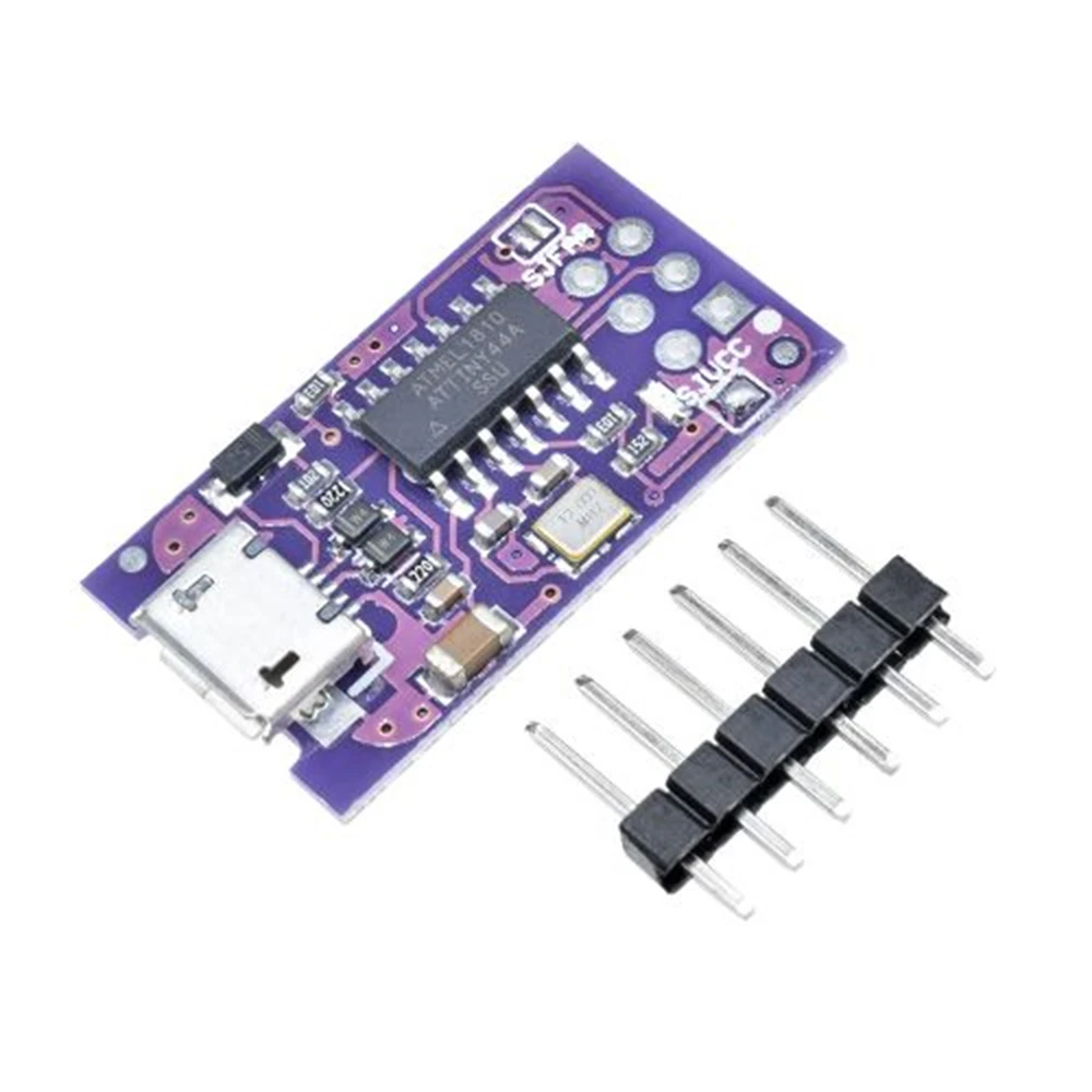 DC 5V Micro USB Tiny AVR ISP ATtiny44 ATTiny45 85 USBTinyISP Programmer Module For Arduino IDE Bootloader ISP Microcontroller