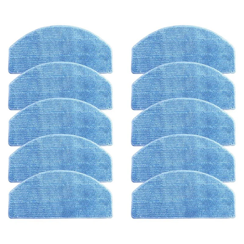 

10Pcs Washable Mop Cloth For Tikom G8000 Pro/ Honiture G20 Vacuum Cleaner Replacement Mop Pads Household Cleaning