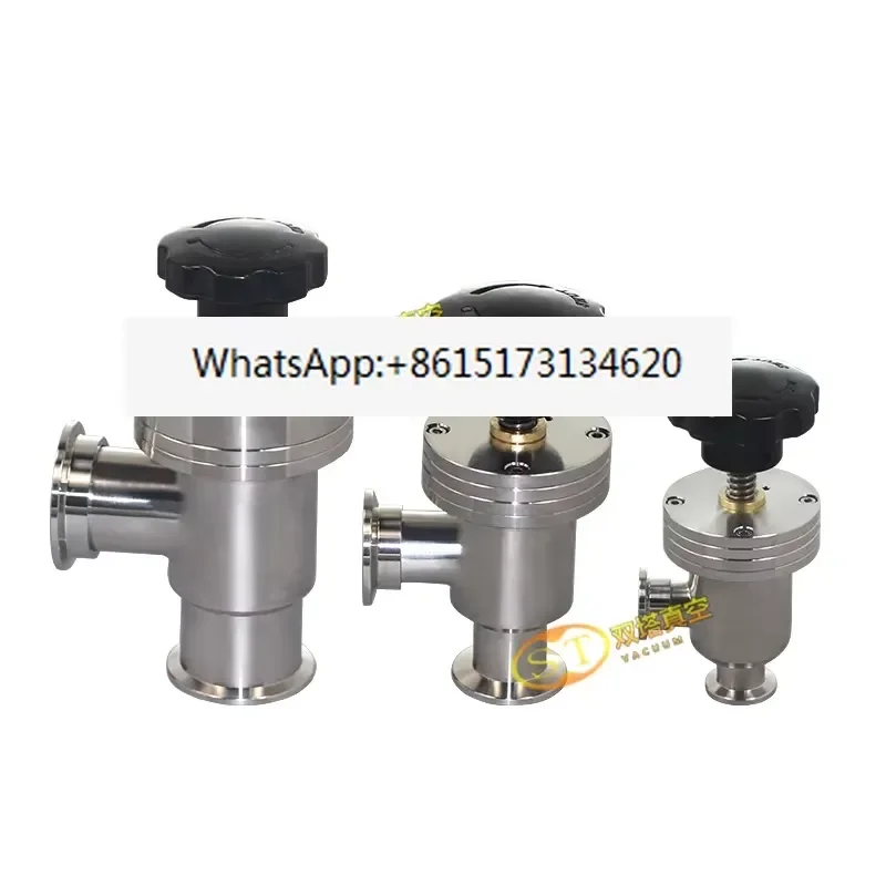 This high quality manual vacuum flapper valve is designed for precise control in high vacuum systems. Featuring a robust