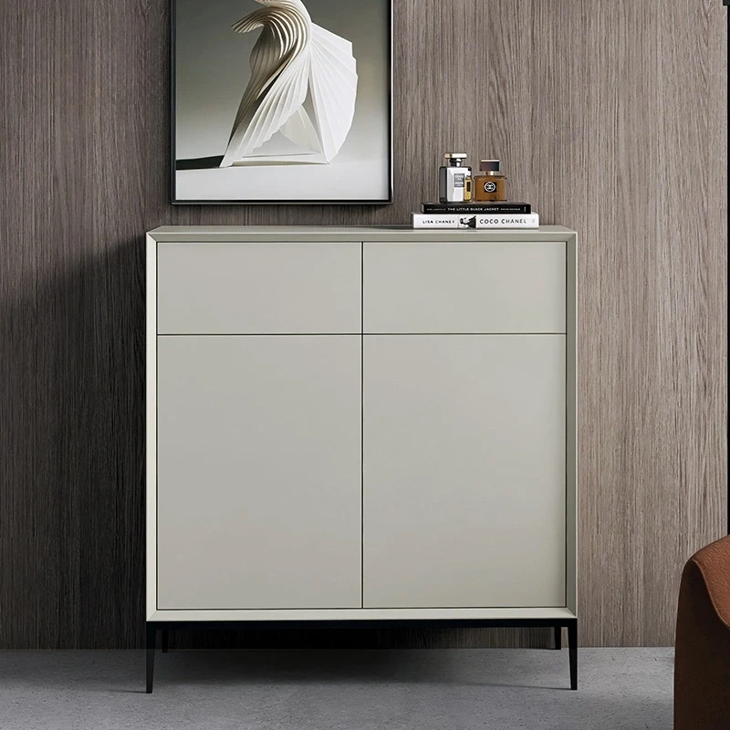 Peiqi Designer Organizer Schoenenkast Opbergruimte Mobiele woonkamer Luxe doos Mobiele schoenenplank Verticale Archivadores Ingang Bont