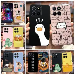 For Honor X6 Case Honor X8 5G VNE-N41 Cute Fashion Cartoon Cover Soft Silicone Phone Case For Honor X6 X 6 HonorX8 5G Back Cover