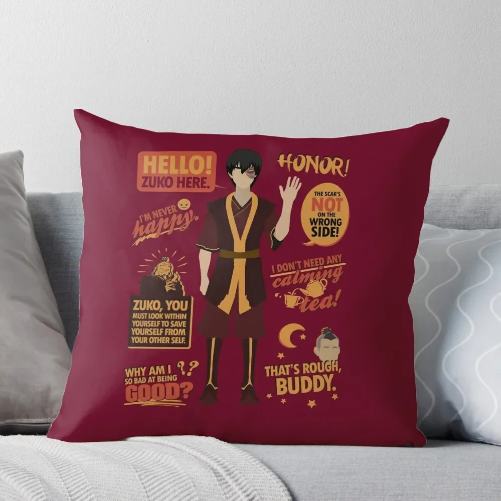 

Hello, Zuko Here! Throw Pillow Pillow Covers Decorative bed pillows Pillow Cases