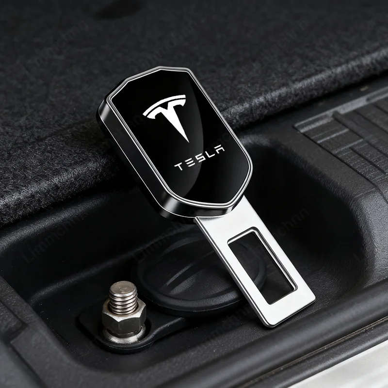

Reliable Secure Seat Belt Extender Buckle For Tesla Model Y X Model 3 S Roadster SpaceX Quick-Fit Durable Comfort Car Sticker