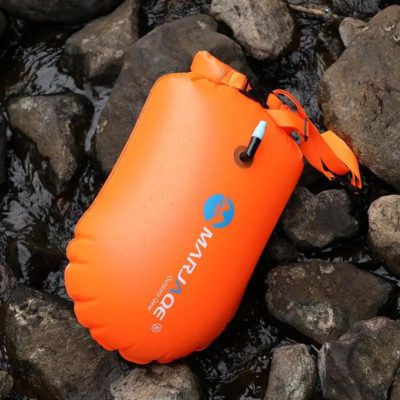 Thickened Type Anti-drowning Buoy Can Be Stored Single Swimming Buoy For Swimmer Protection Accessories In Open Waters