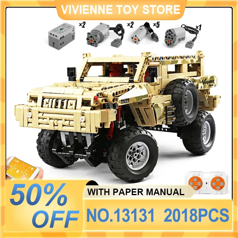 Mold King 13131 Technische Terreinwagen Kit MOC-4731 Marauder SUV Racewagen Bouwstenen Bakstenen Speelgoed Kinderen Kerstcadeau