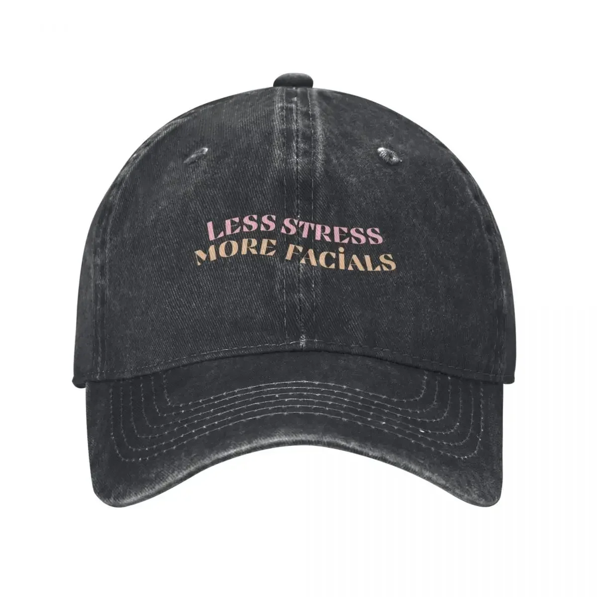 

Less stress, more facials! Baseball Cap Anime Hat fashionable Ladies Men's